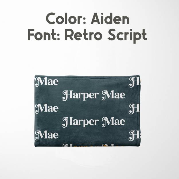 Cozy&Warm Personalized Baby Blanket