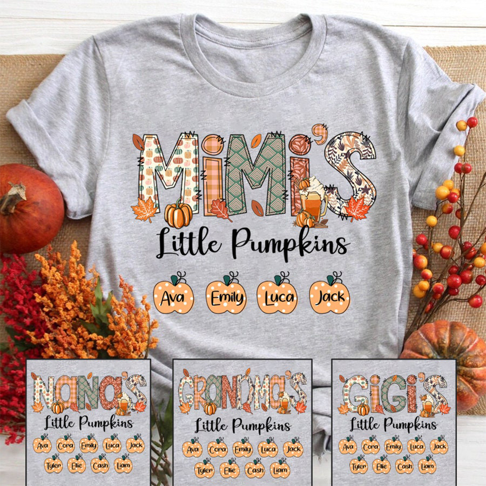 Personalized Fall Family Matching Grandma Shirt