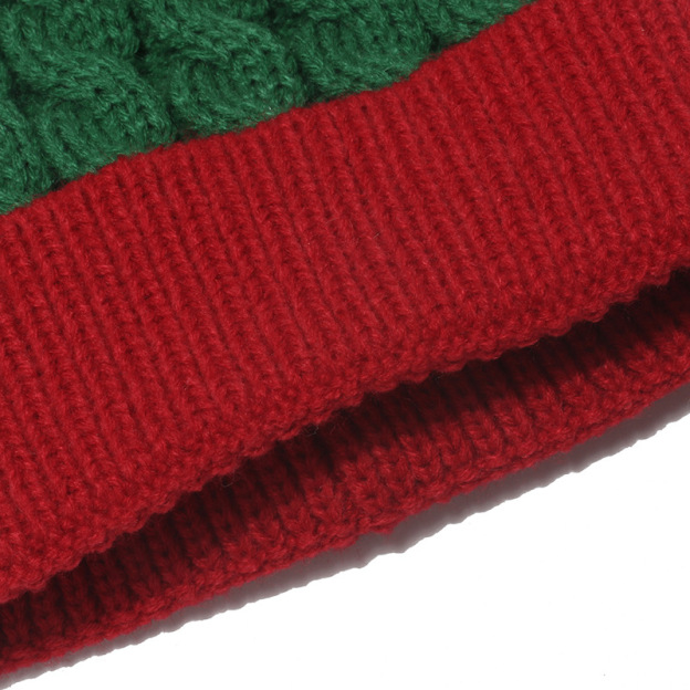 Christmas Red & Green Toddler Hat