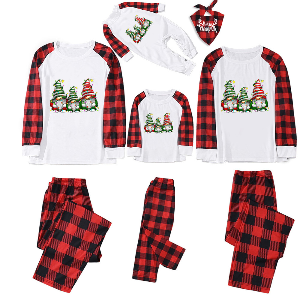 Christmas Gnomes Family Matching Pajamas