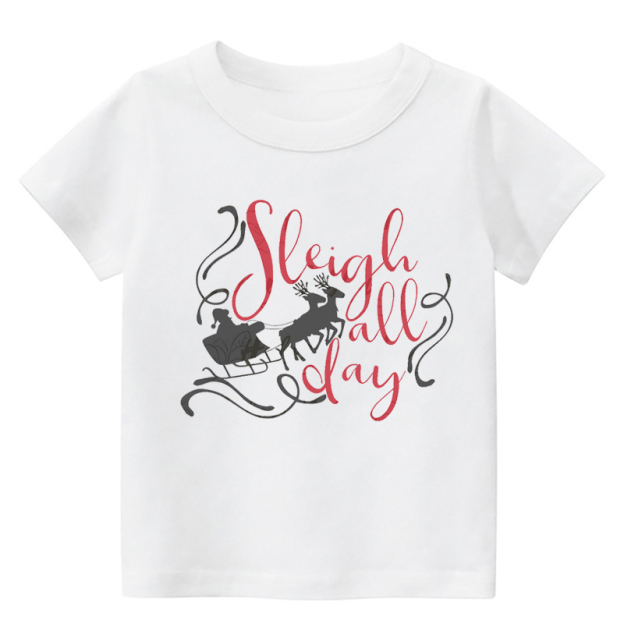 Sleigh All Day Toddler Christmas Shirt