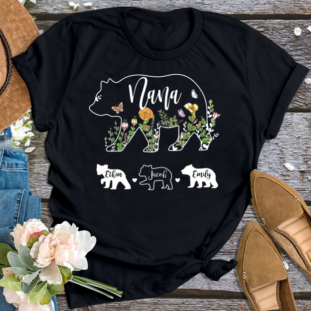 Animal Grandma Shirt Personalized with Name