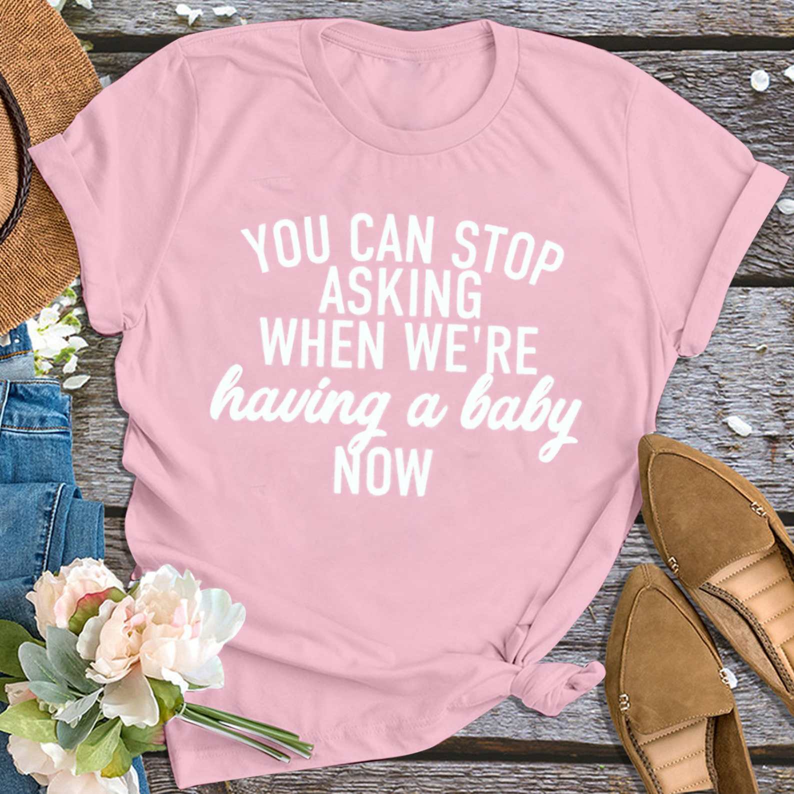 Couple Pregnancy Announcement Shirts For Dad And Mom