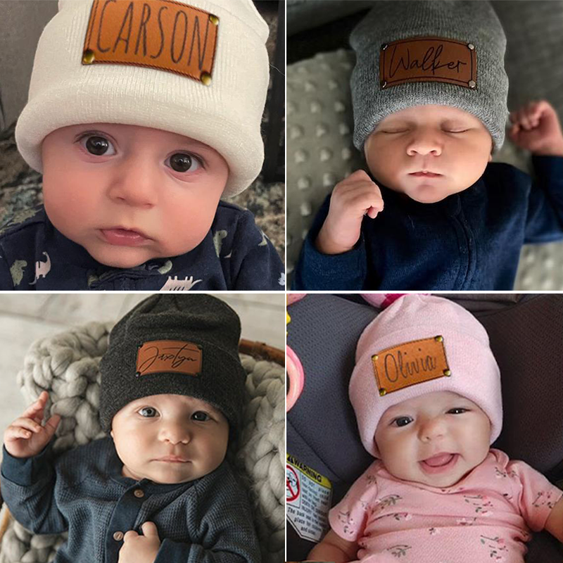 Signature Beanie/hat (Vegan Leather Patch)