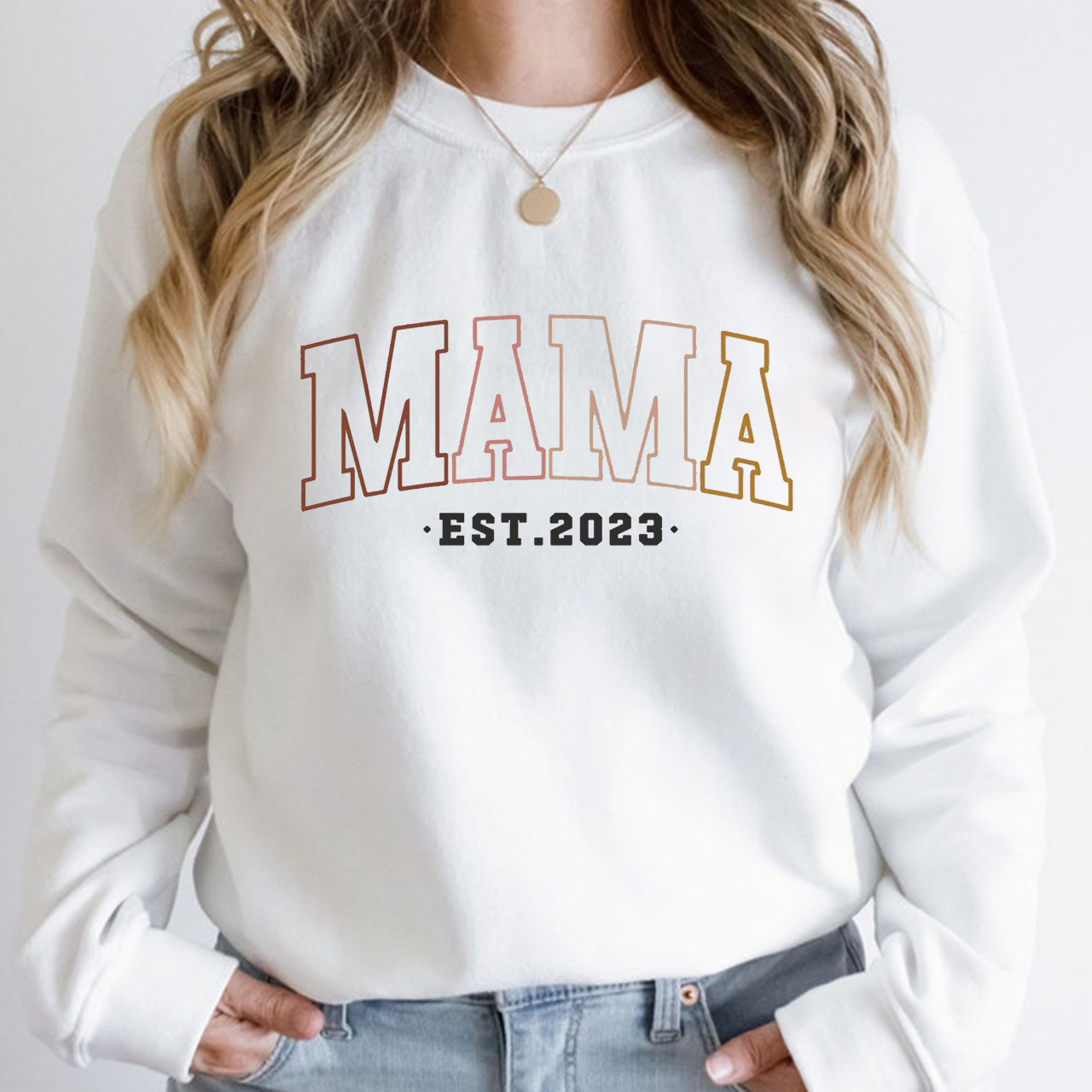 Personalized Mom Life Sweatshirt