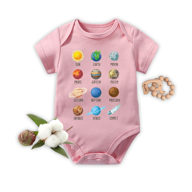 Planets Astronaut Earth Day Baby Bodysuit