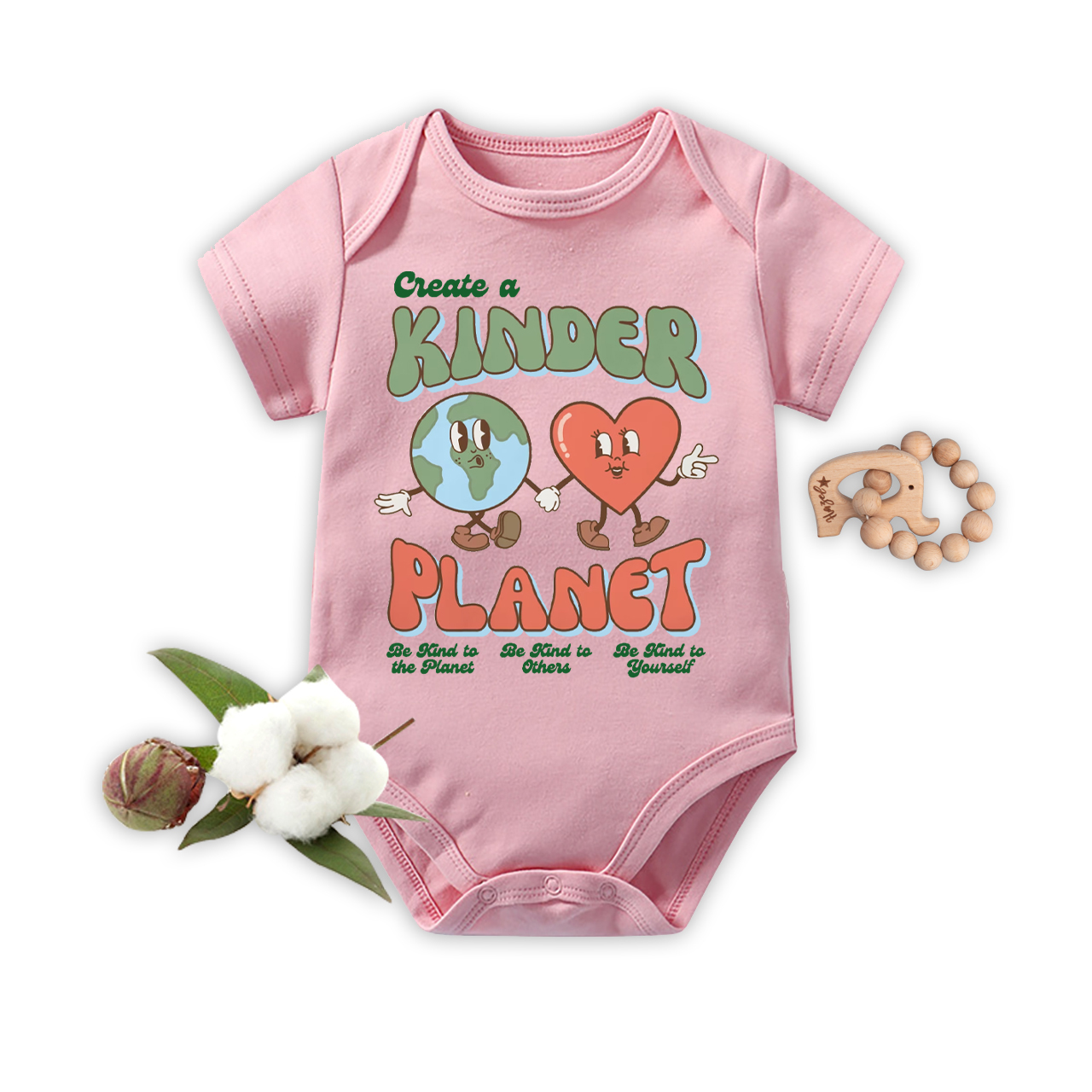 Create A Kinder Planet Earth Day Baby Bodysuit