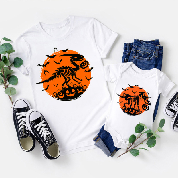 Halloween Dinosaurs Costume Family Shirts