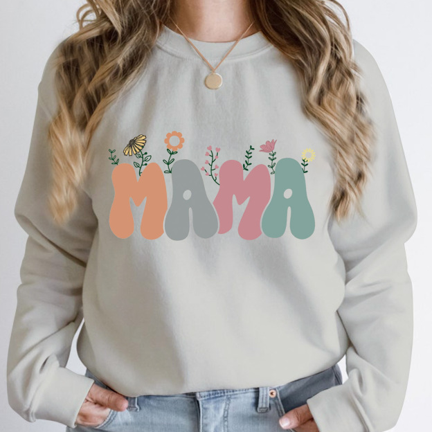 Cute Gift Florals For Mama Sweatshirt