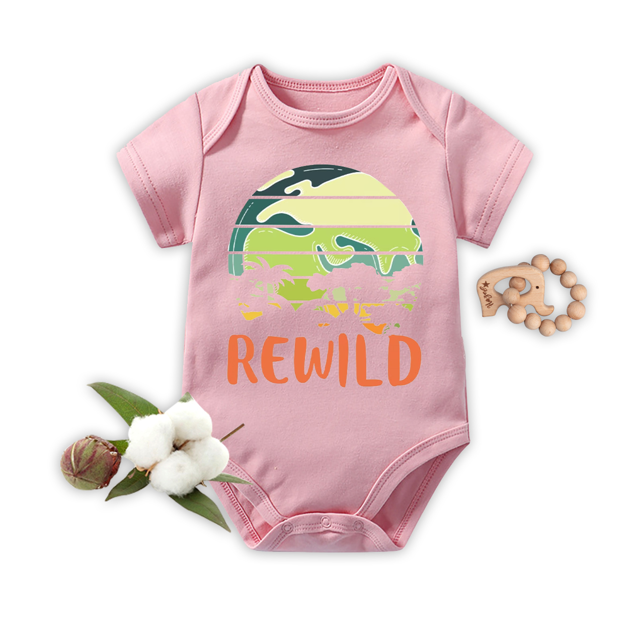 Rewild Earth Plant More Trees Bodysuit For Baby