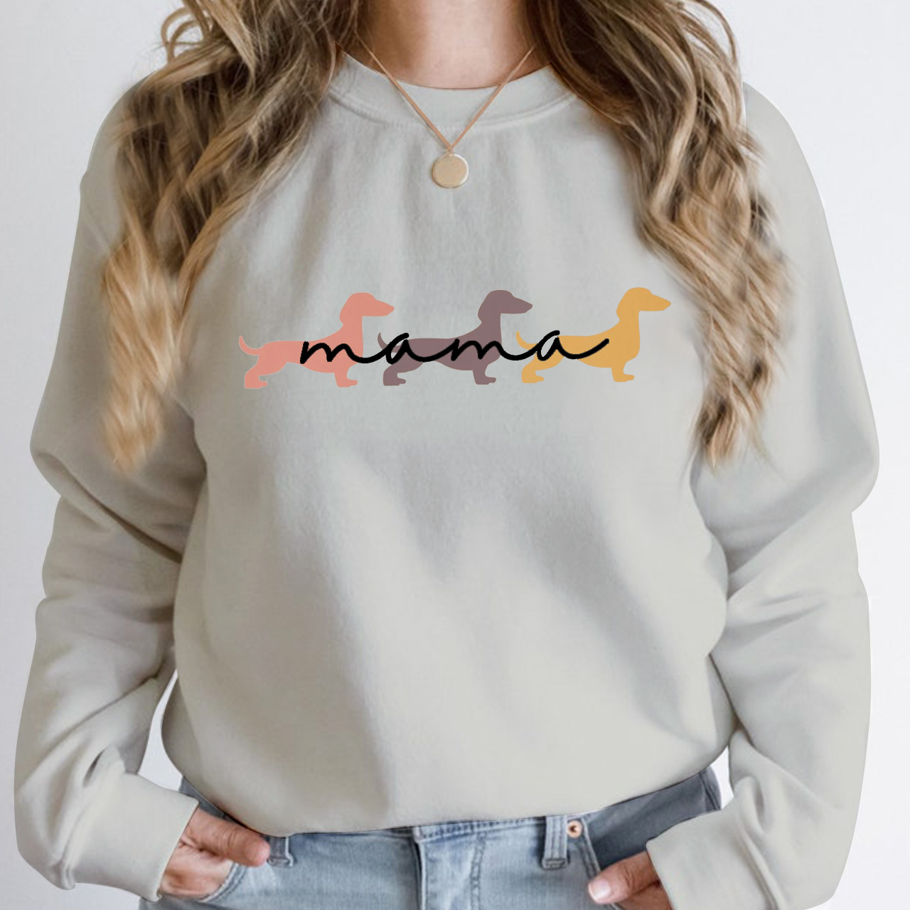 Cute Dachshund Mom Sweatshirt