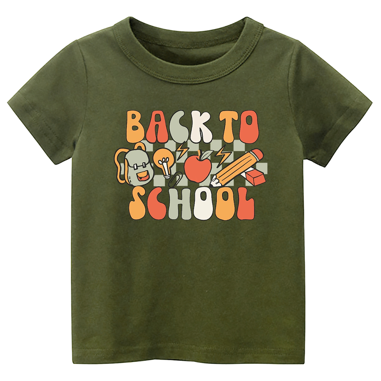 Backpack Apple Pencil Back To School Kids Shirt