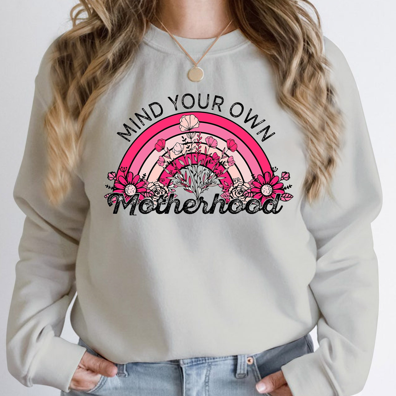 Mind Your Own Motherhood Retro Sweatshirt