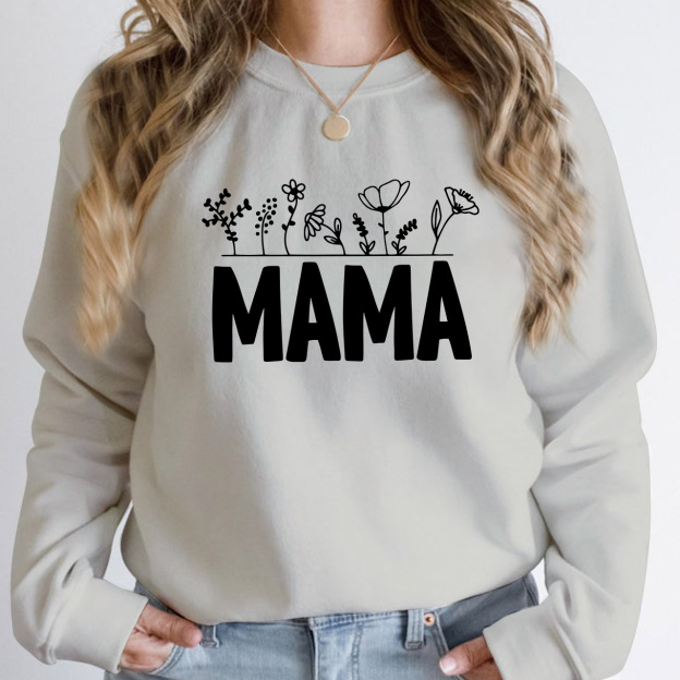 Wild Flower Sweatshirt For The Best Mom