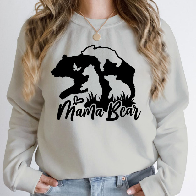 Three Cubs Mama Bear Sweatshirt