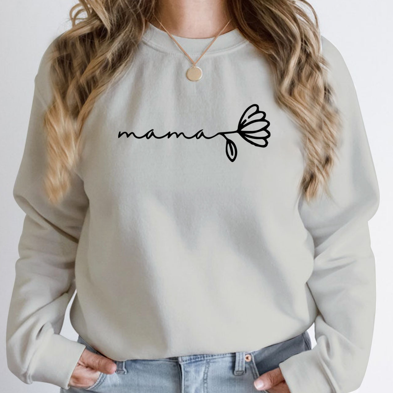 Mom & Flower Sweatshirt