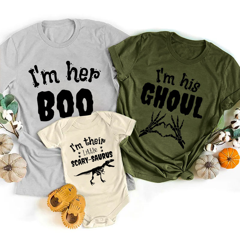 Halloween She's My Ghoul Family Matching T-Shirts