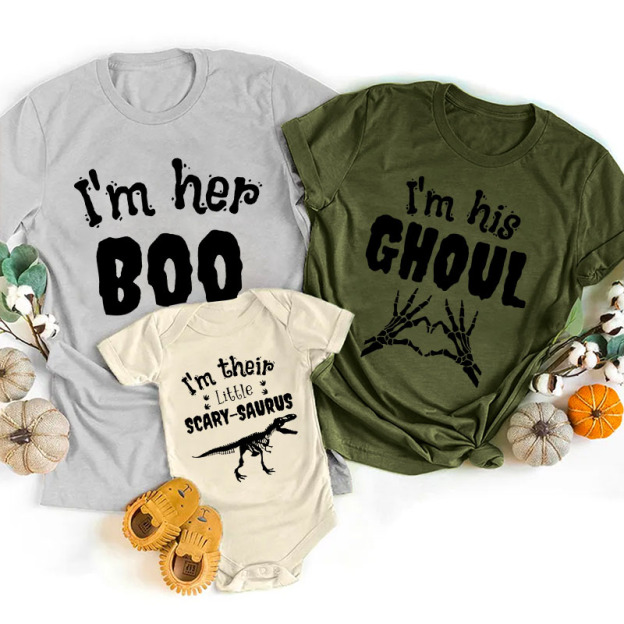 Halloween She's My Ghoul Family Matching T-Shirts