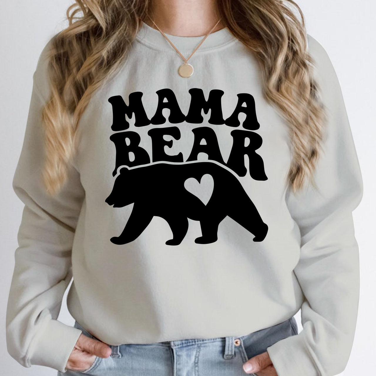 Mama Bear Sweatshirt For Mom 