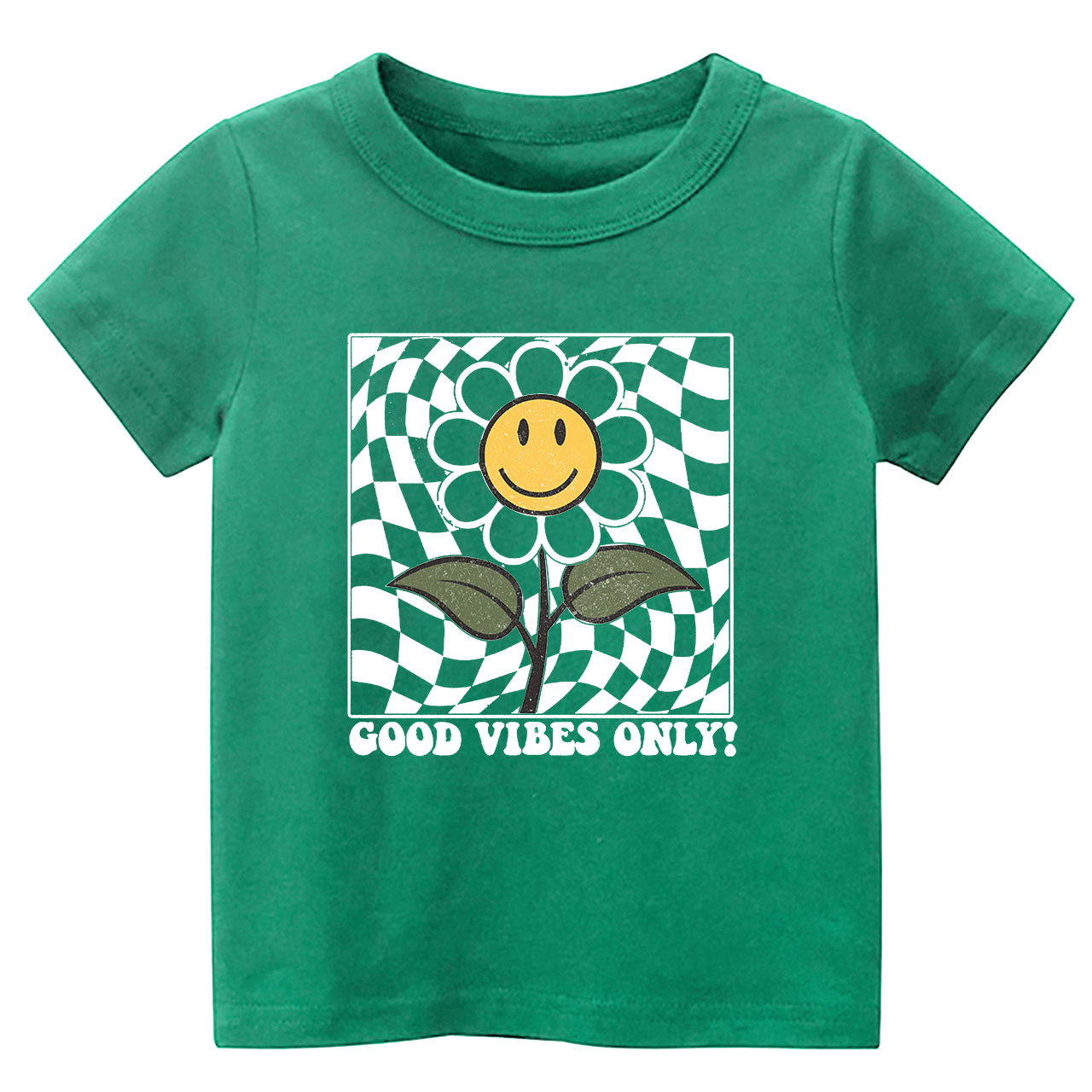Retro Daisy  Good Vibes Toddler Shirt