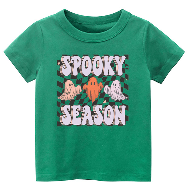 Spooky Season - Retro Halloween Kids Shirt 