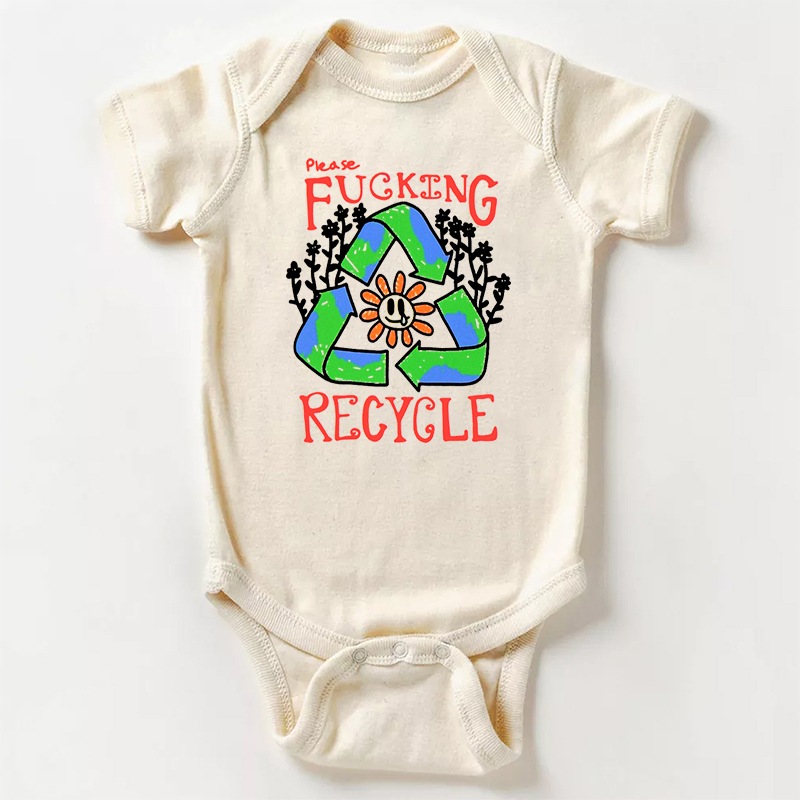 Please F**king Recycle Bodysuit For Baby