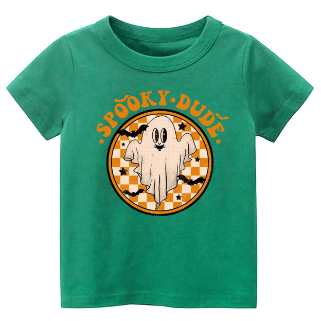 Retro Halloween Spooky Dude Fall Toddler Tees