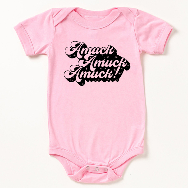 Amuck Retro Hocus Pocus Halloween Baby Bodysuit