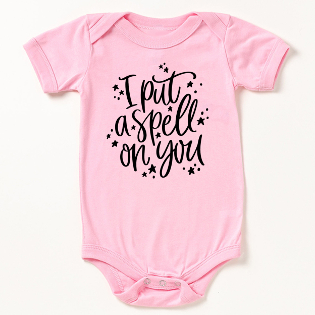 I Put A Spell On You Halloween Baby Bodysuit