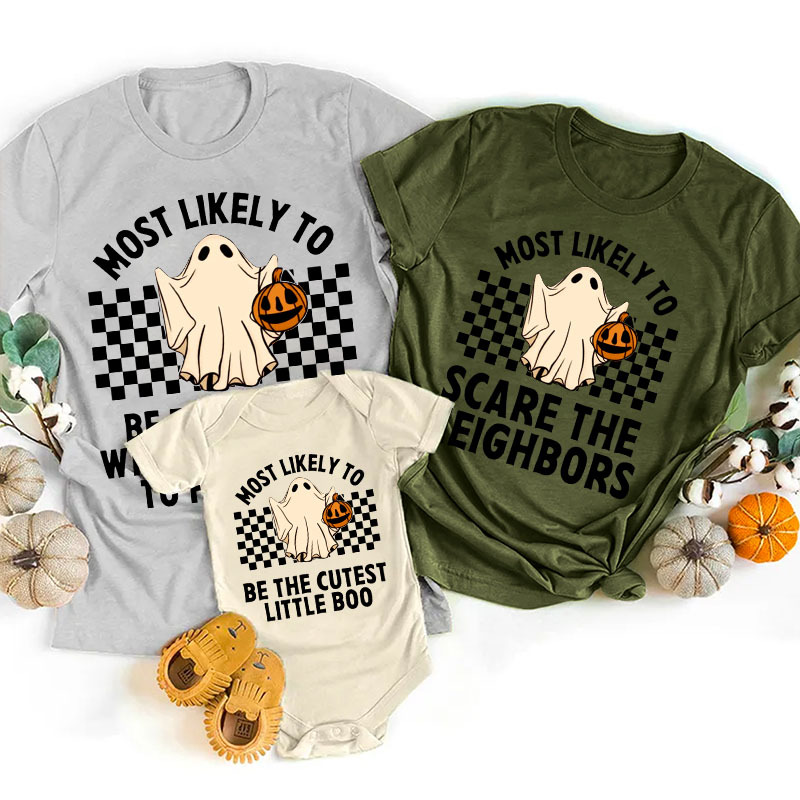 Matching Family Halloween Shirts Most Likely To