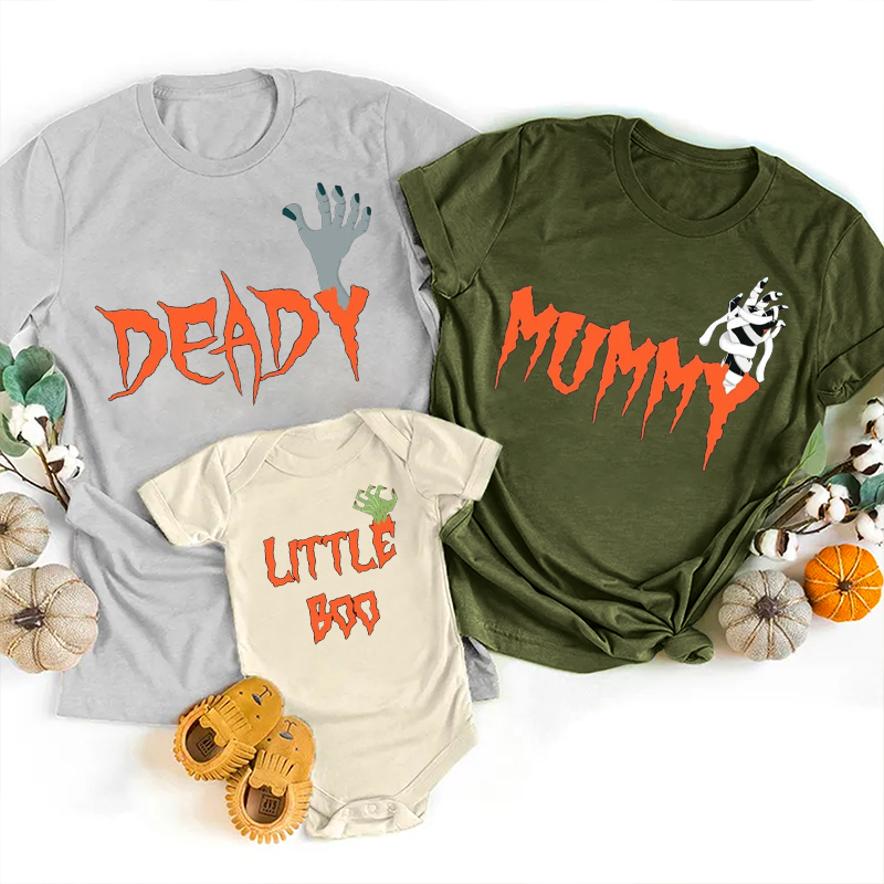 Funny Trick Or Treat Party Halloween Matching Shirts