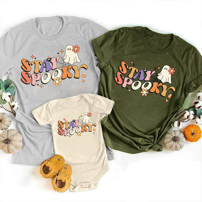 Halloween Party Stay Spooky Matching Family Tees