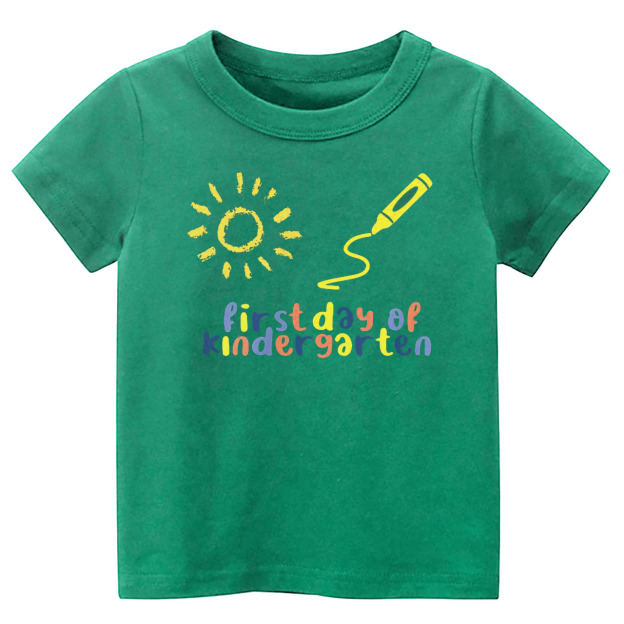 First Day Of Kindergarten Back To School Kids Shirts