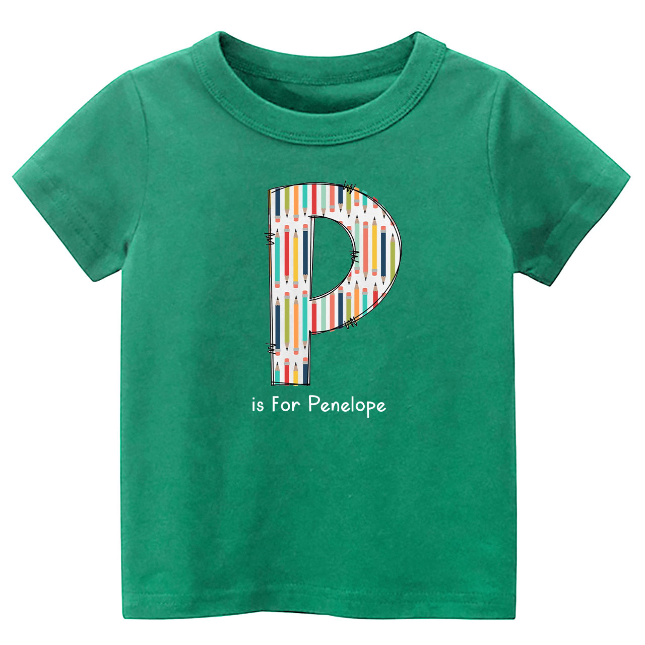 Personalized Back To School Pencil T-Shirt With Name