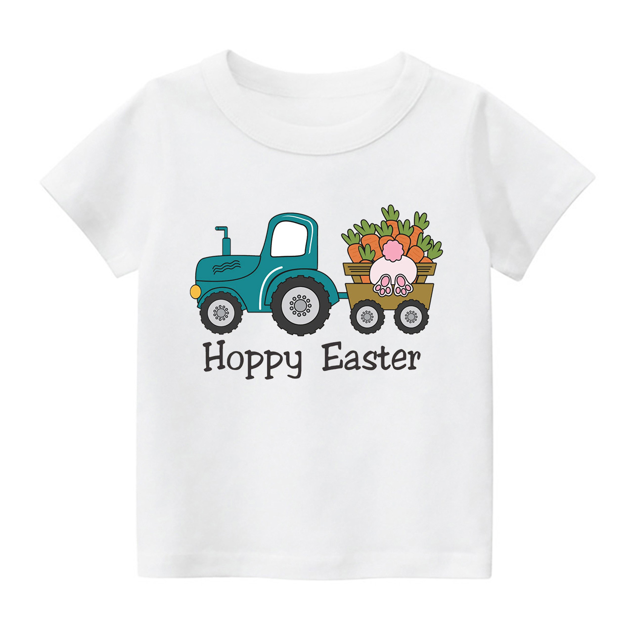 Truck With Carrot Rabbit Lover Easter Toddler Shirt