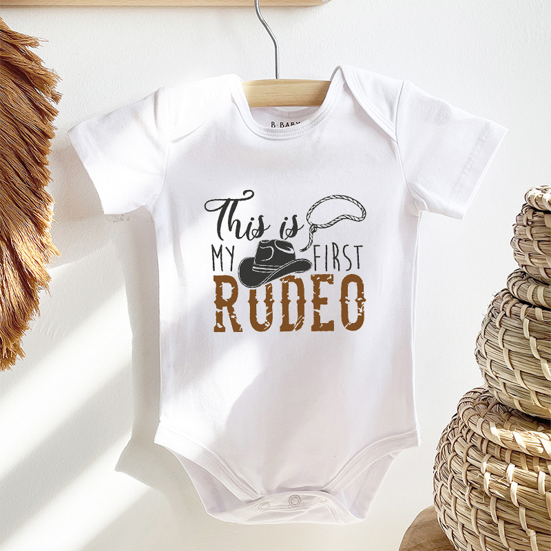 This Is My First Rodeo Bodysuit For Baby