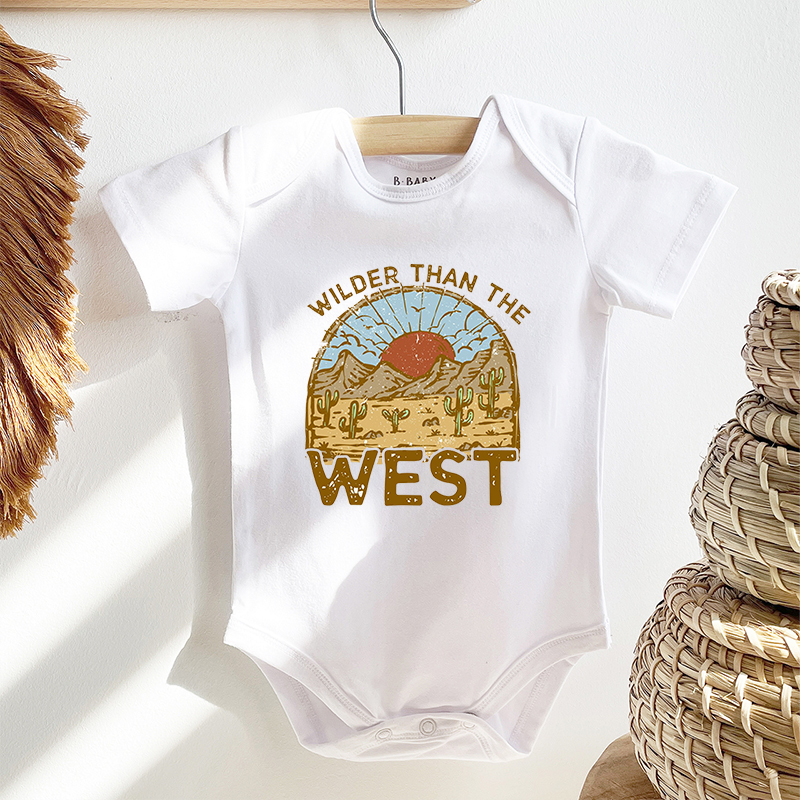 Wilder Than The West Bodysuit For Baby