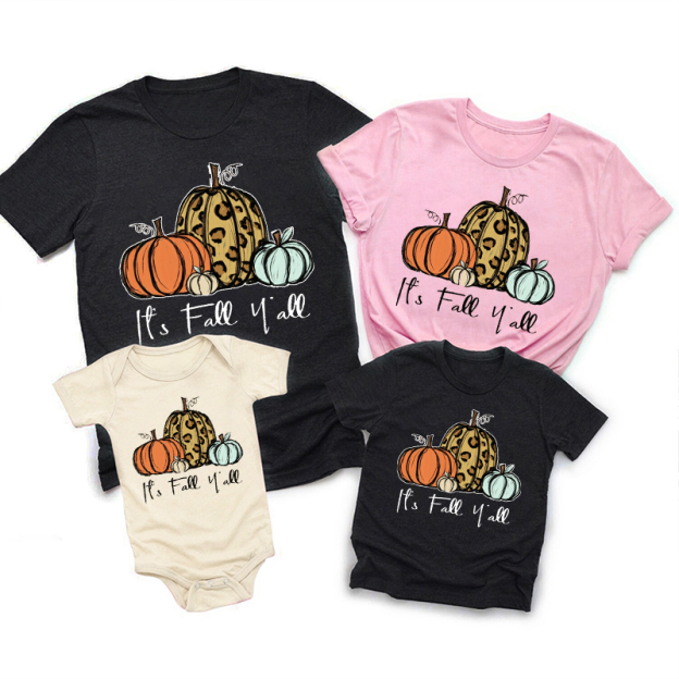 It's Fall Hall Halloween Family Matching Shirts
