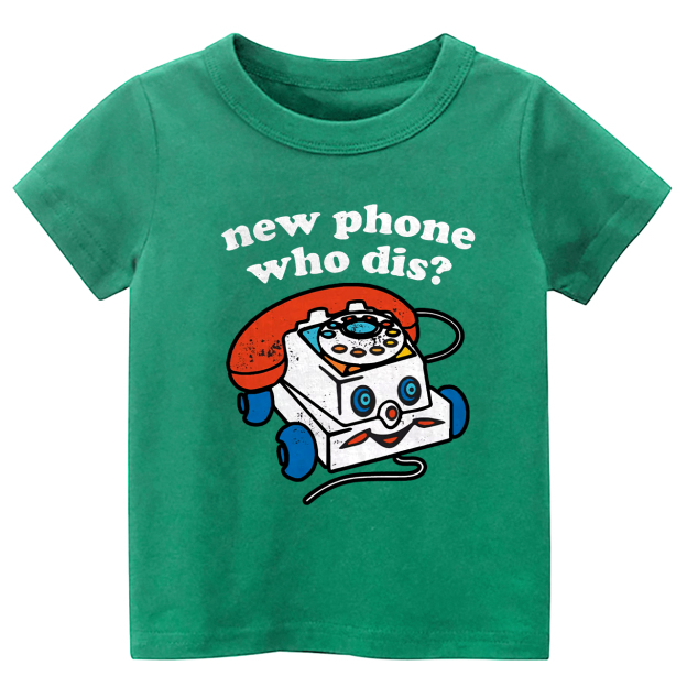New Phone Who Dis Kids Shirt