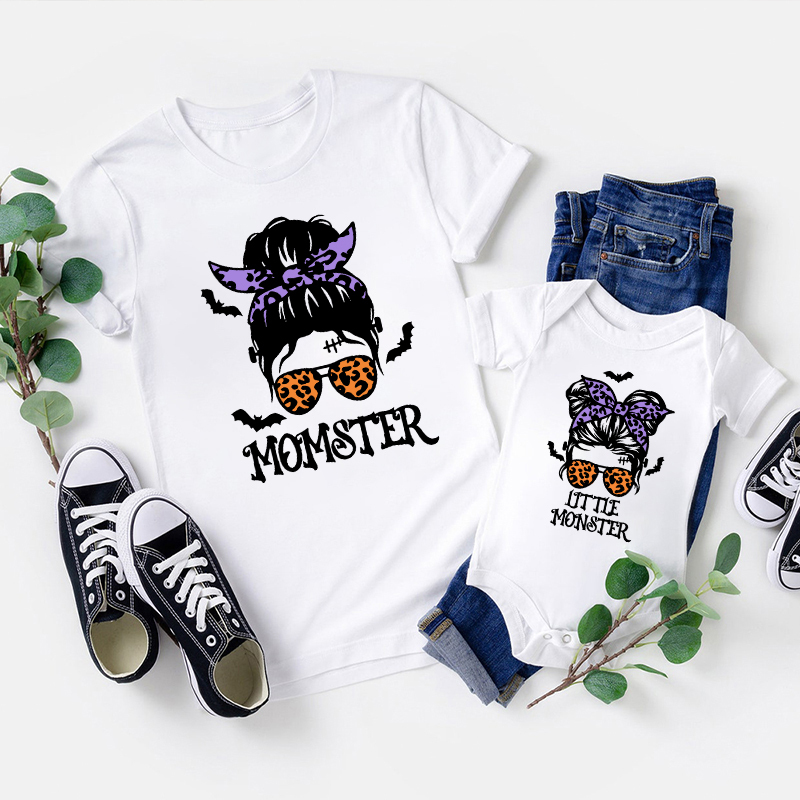 Leopard Glasses Clockwork Avatar Halloween Family Matching Shirts