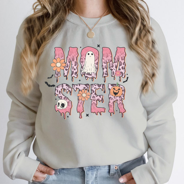 Momster Fall Sweatshirt For Halloween