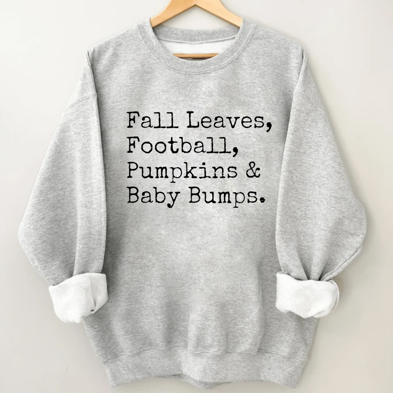 Football Pumpkins And Baby Bumps Sweatshirt For Mama