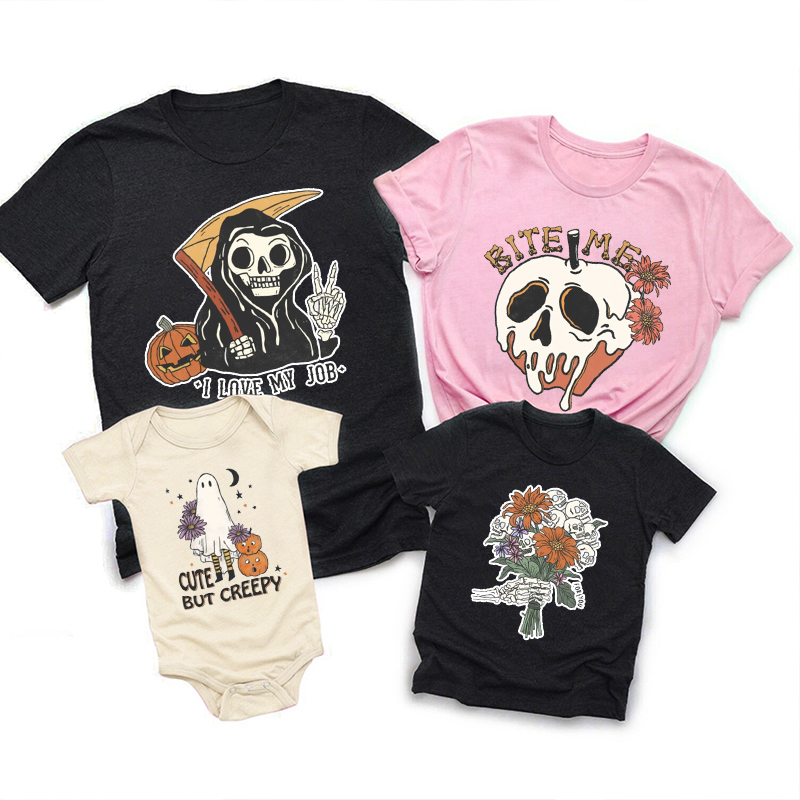 Family Group Halloween Party Tees