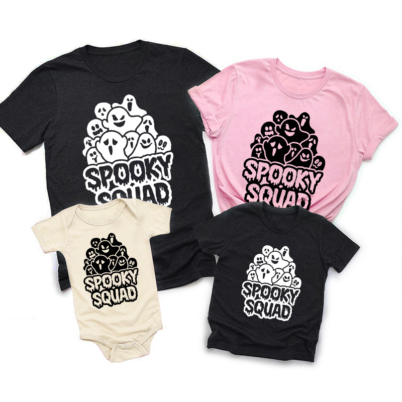 Matching Family Tees Spooky Squad
