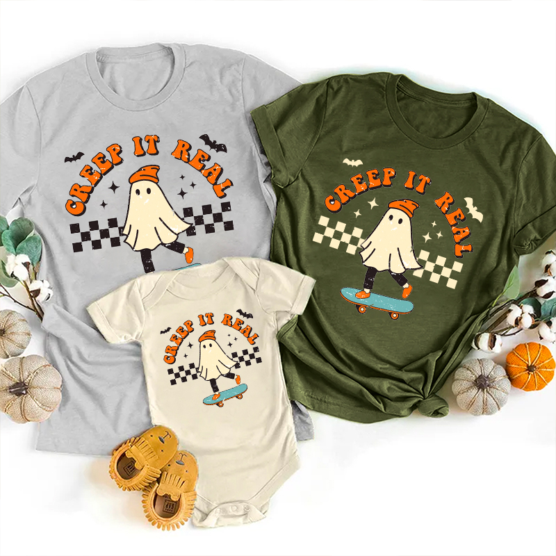 Creep it Real Retro Fall Halloween Shirt