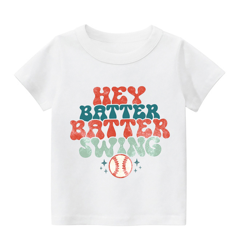 Hey Batter Batter Swing Baseball Toddler Shirt