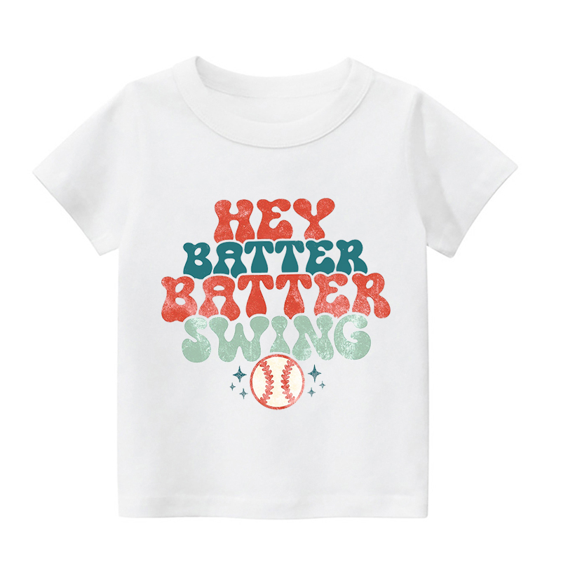 Hey Batter Batter Swing Baseball Toddler Shirt