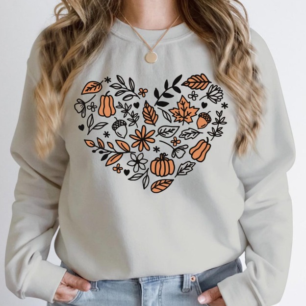 Vintage Pumpkin Patch Fall Sweatshirt For Mama
