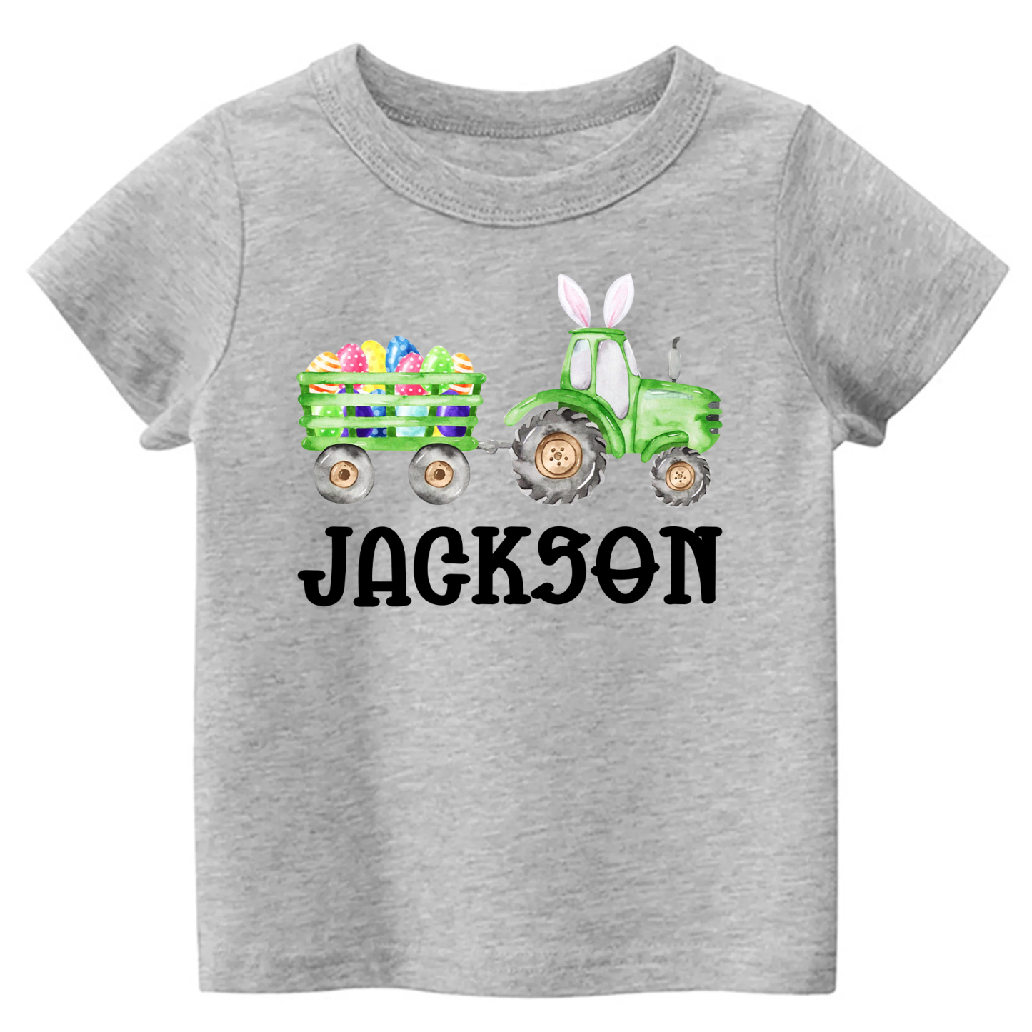 Personalized Bunny&Truck Easter Kids Shirt