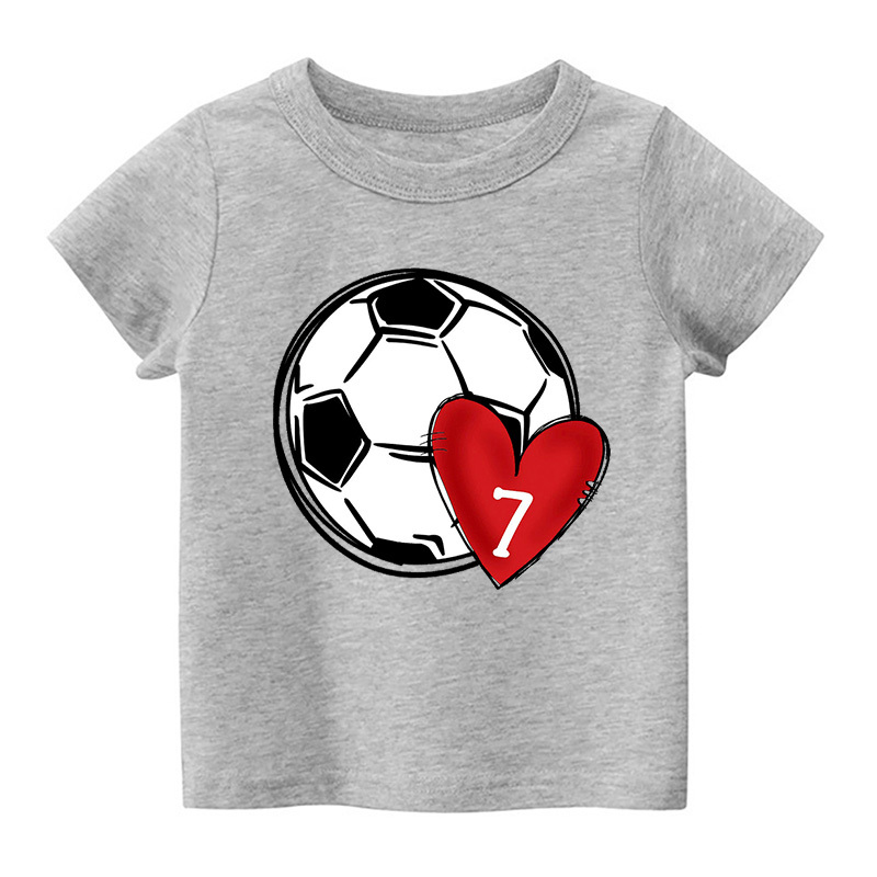 Custom Name&Heart Color Kids Shirt